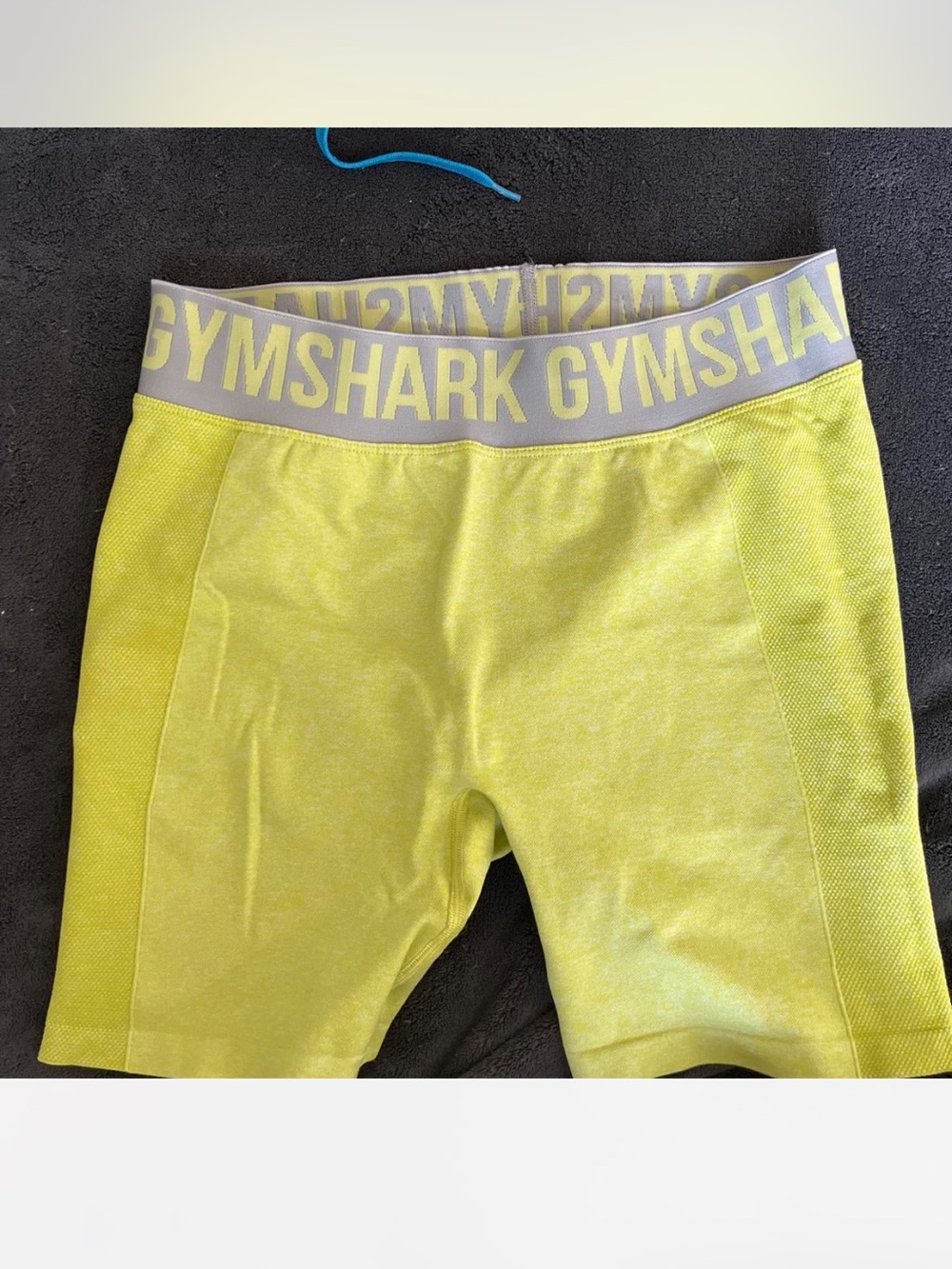 Gymshark women’s Neon Yellow Athletic Shorts